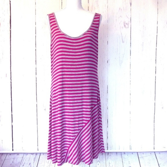 Calvin Klein Dresses & Skirts - Calvin Klein Striped Tank Summer Dress Size 14